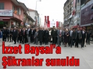 zzet Baysal’a kranlar sunuldu 