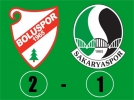 Boluspor 2 - 1 Sakaryaspor 