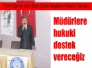 Mdrlere hukuki destek vereceiz