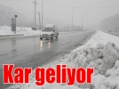 Kar geliyor