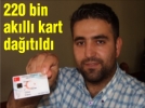 Bolu'da 220 bin akll kart datld