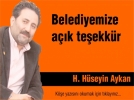 Belediyemize ak teekkr