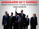 te Bakanlarn 2011 karnesi