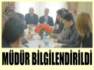 Milli Eitim Mdr bilgilendirildi