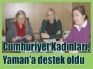 Cumhuriyet Kadnlar, Yaman’a destek oldu