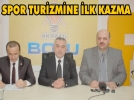 Spor turizmine ilk kazma
