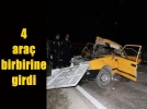 Zincirleme trafik kazas: 5 yaral