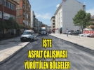 Asfaltlama almalar devam ediyor
