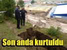 Fabrikay istinat duvarlar kurtard