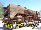 Karaayrdaki tren kafe oluyor
