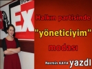 Halkn partisinde Yneticiyim modas