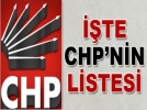 te CHP'nin 30 Mart'taki aday listeleri