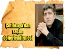 etinkaya'dan seim deerlendirmeleri