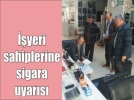 yerlerine sigara denetimleri sryor