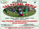Belediye Yaz Futbol Okulu kaytlar balad