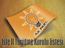 Ak Partinin A Takm belli oldu