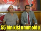 Boluda 55 bin kii MHPye umut oldu