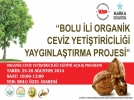 Organik Ceviz Yetitiricilii eitimleri balyor