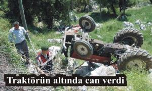 Traktrn altnda can verdi