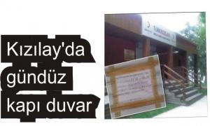 Kzlayda gndz kap duvar