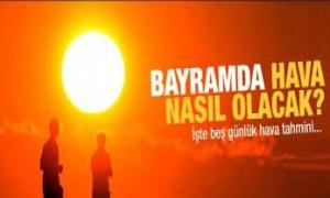 Bayramda hava nasl olacak?