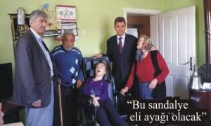 Songln tekerlekli sandalye mutluluu