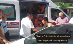 Askerim dedi dn salonunu bast