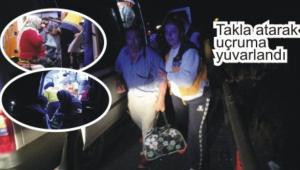 HURDA OLAN OTOMOBLDE 5 K YARALANDI