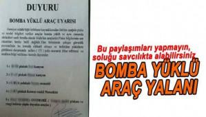 CANLI BOMBA YALANLARINA NANMAYIN