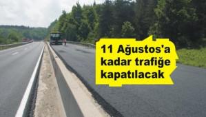 BOLU DAI TRAFE KAPATILACAK