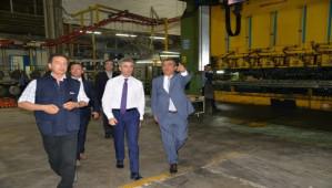 Vali Baru Arelik Fabrikasn ziyaret etti