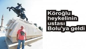 Krolu heykelinin ustas Bolu'ya geldi