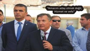 Amacm aday olmak deil,Hizmet ve vefa