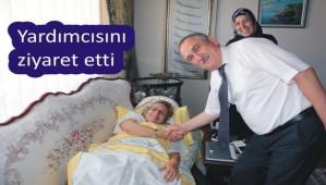 Bakan Ylmaz hasta ziyaretlerine devam ediyor