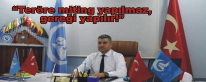 Terre miting yaplmaz, gerei yaplr!