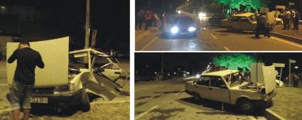 Karacasu Yolu'nda feci kaza