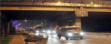 Kurban derileri kazaya neden oldu