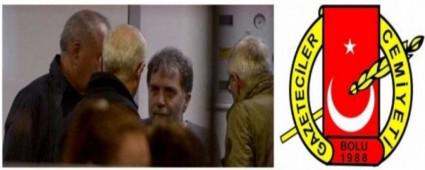 Bolu Gazeteciler Cemiyeti Ahmet Hakan'a yaplan saldry knad