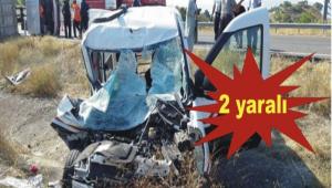 SEBZE YKL KAMYONA ARKADAN ARPTI