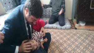 Burak Cop ehit ailesine ziyaret etti