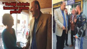 Kadn muhtardan Ercokun'a teekkr