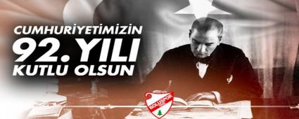 Cumhuriyetimizin 92. Yl Kutlu Olsun