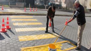 Yaya geidi izgileri yenileniyor