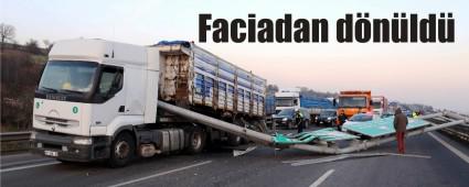 Tr'n damperi otoyolu kapatt