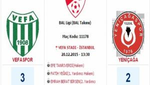 Yaktn bizi Vefasz: 3-2