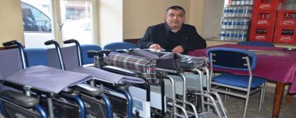 Mavi kapakla 51 tekerlekli sandalye kazand