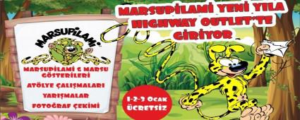 'Uzun Kuyruk Marsupilami''HighWay Outlet'e Geliyor