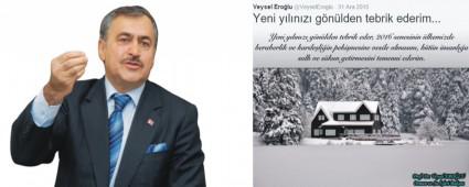 Yeni yl mesajn Glck fotorafyla verdi