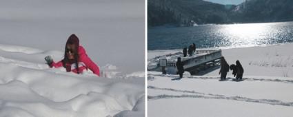 ABANT'TA KAR KALINLII 1 METRE