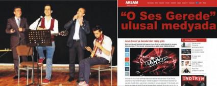 Ulusal medyaya sesini duyurdu